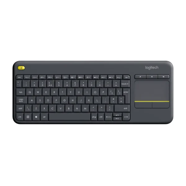 Logitech K400 Plus Wireless Touch Keyboard, HTPC Keyboard for PC-connected TV