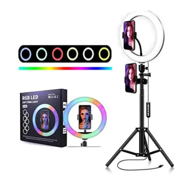 MJ 26 RGB LED Soft Ring light, black