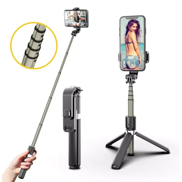 L03 Extendable Selfie Stick Tripod Stand for Gopro cameras, Mobile Phones