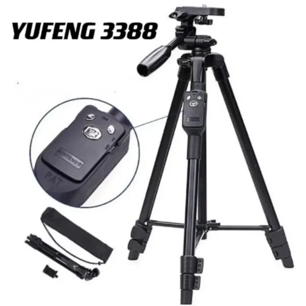 YUNFENG-3388 Tripod, Professional Foldable Heavy Duty Tripod Stand