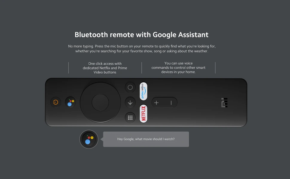 Mi TV Stick Xiaomi FHD Streaming Stick, Bluetooth Remote Control